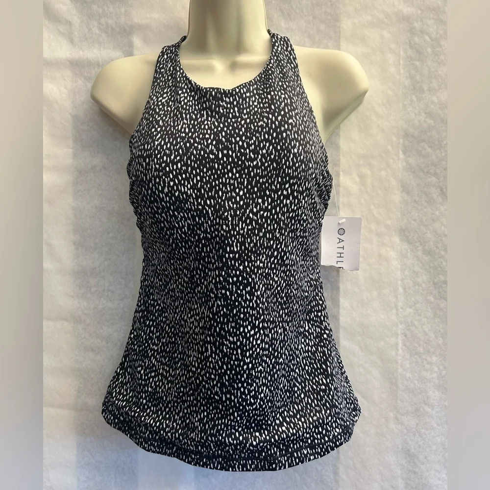 Athleta Maldives Bra top tankini swim sport top animal print NWTSz-34-B/C.   AA3 - Picture 4 of 11